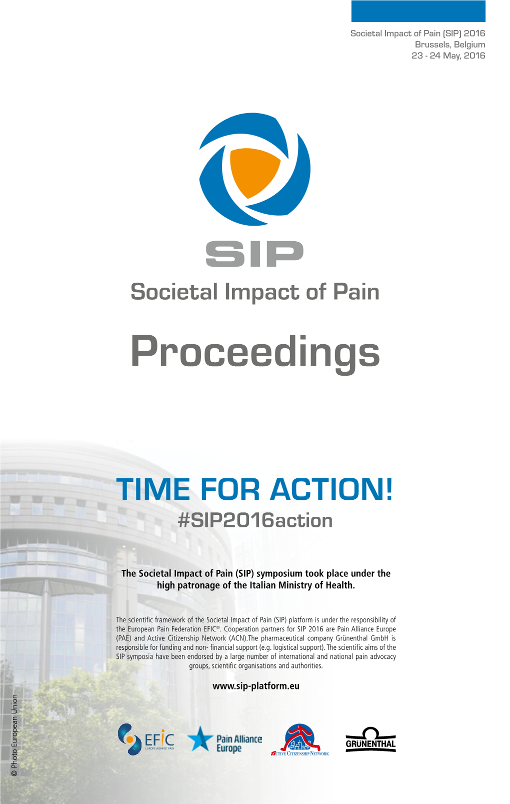 SIP 2016 Proceedings Booklet