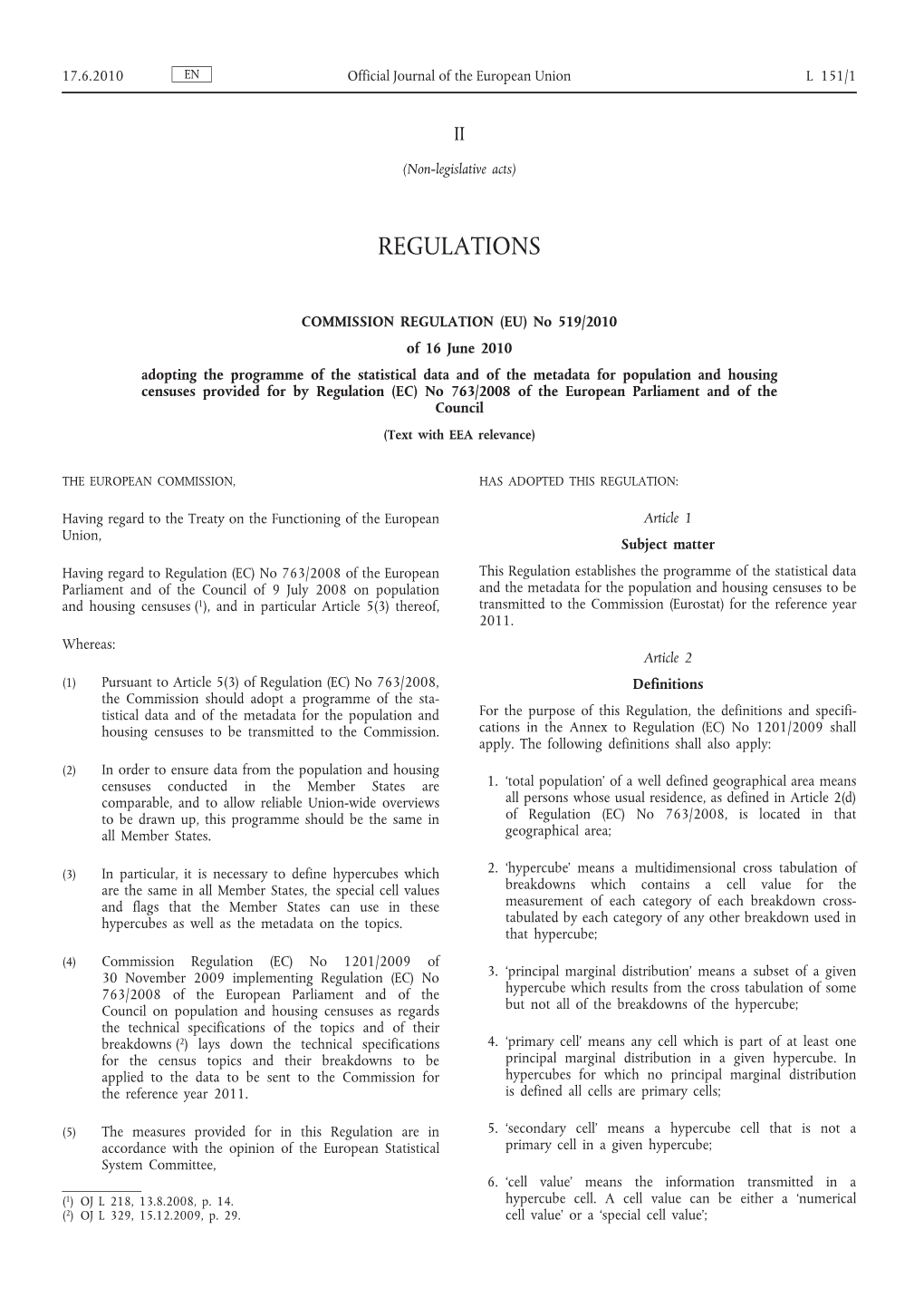 Commission Regulation (EU)