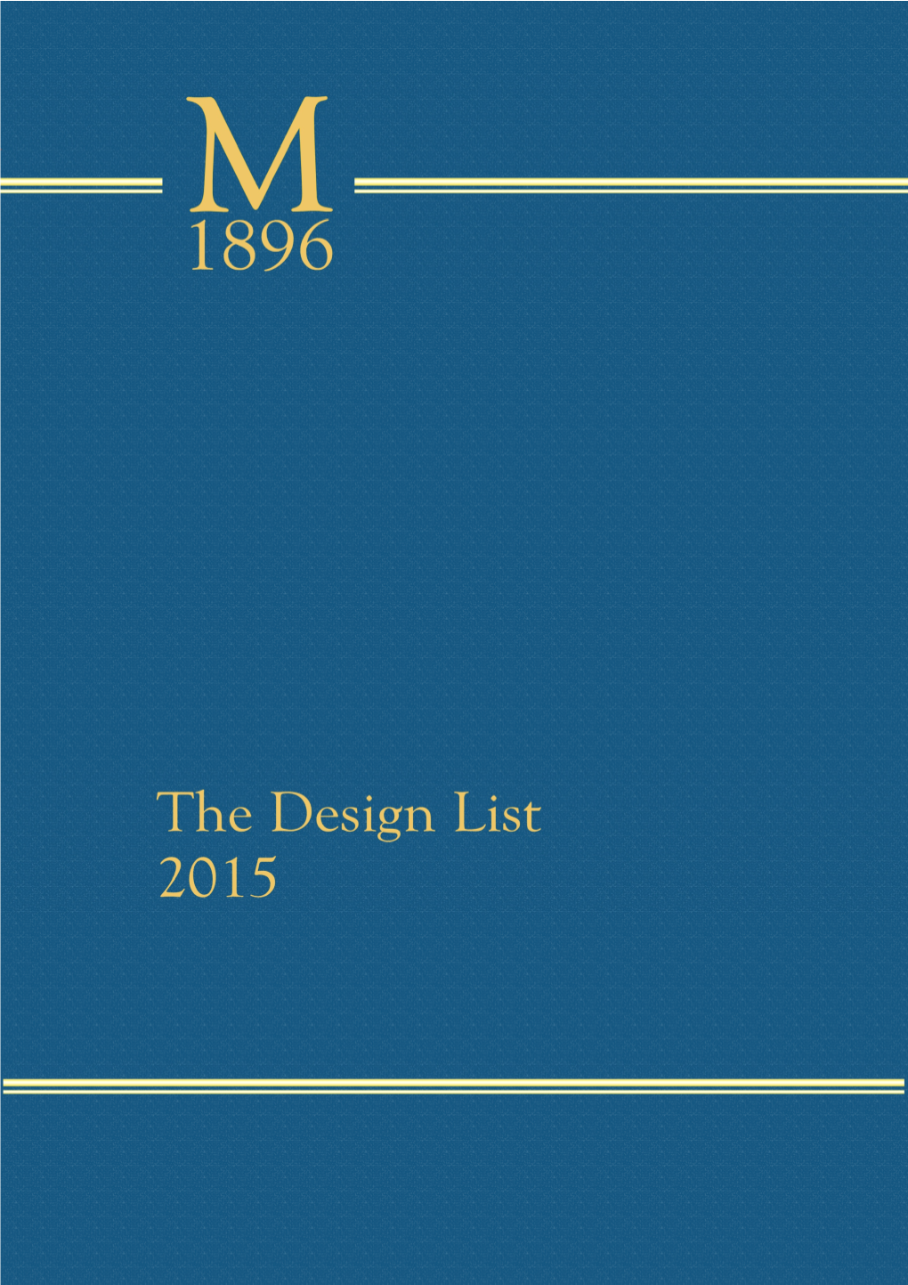 Mylne Design List - June 2015