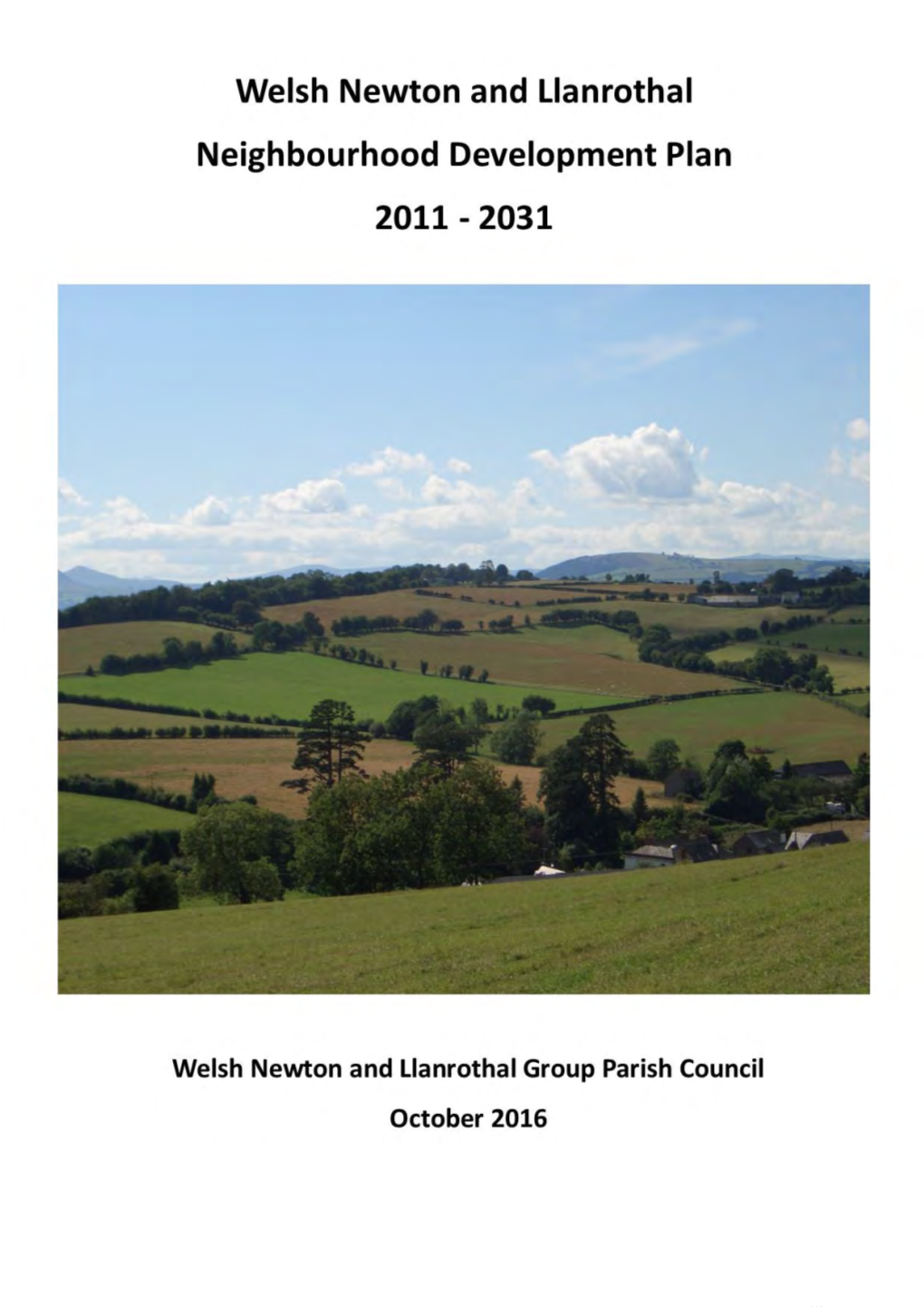 Welsh Newton and Llanrothal Neighbourhood Development Plan 2011-2031 1