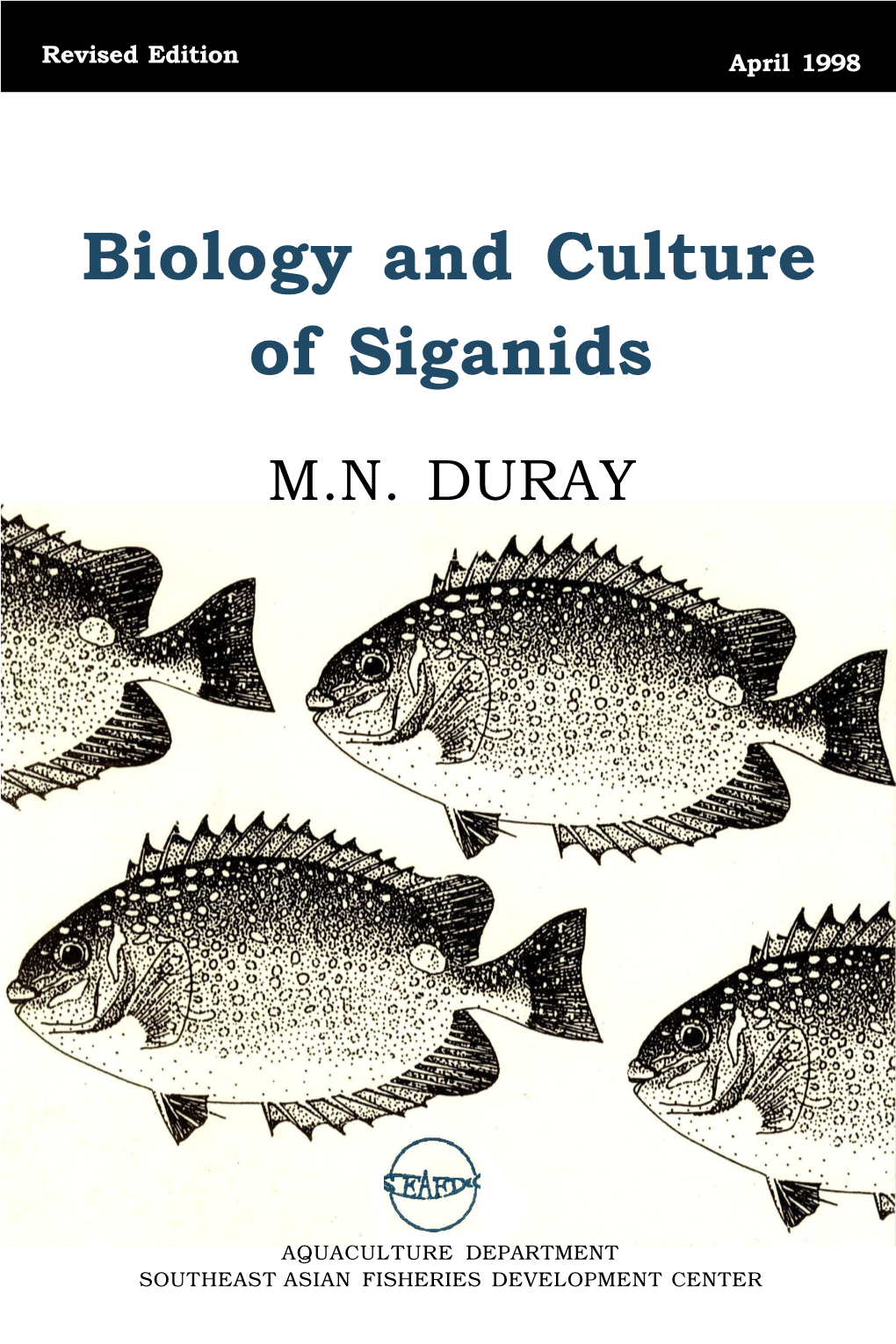 Biology and Culture of Siganids