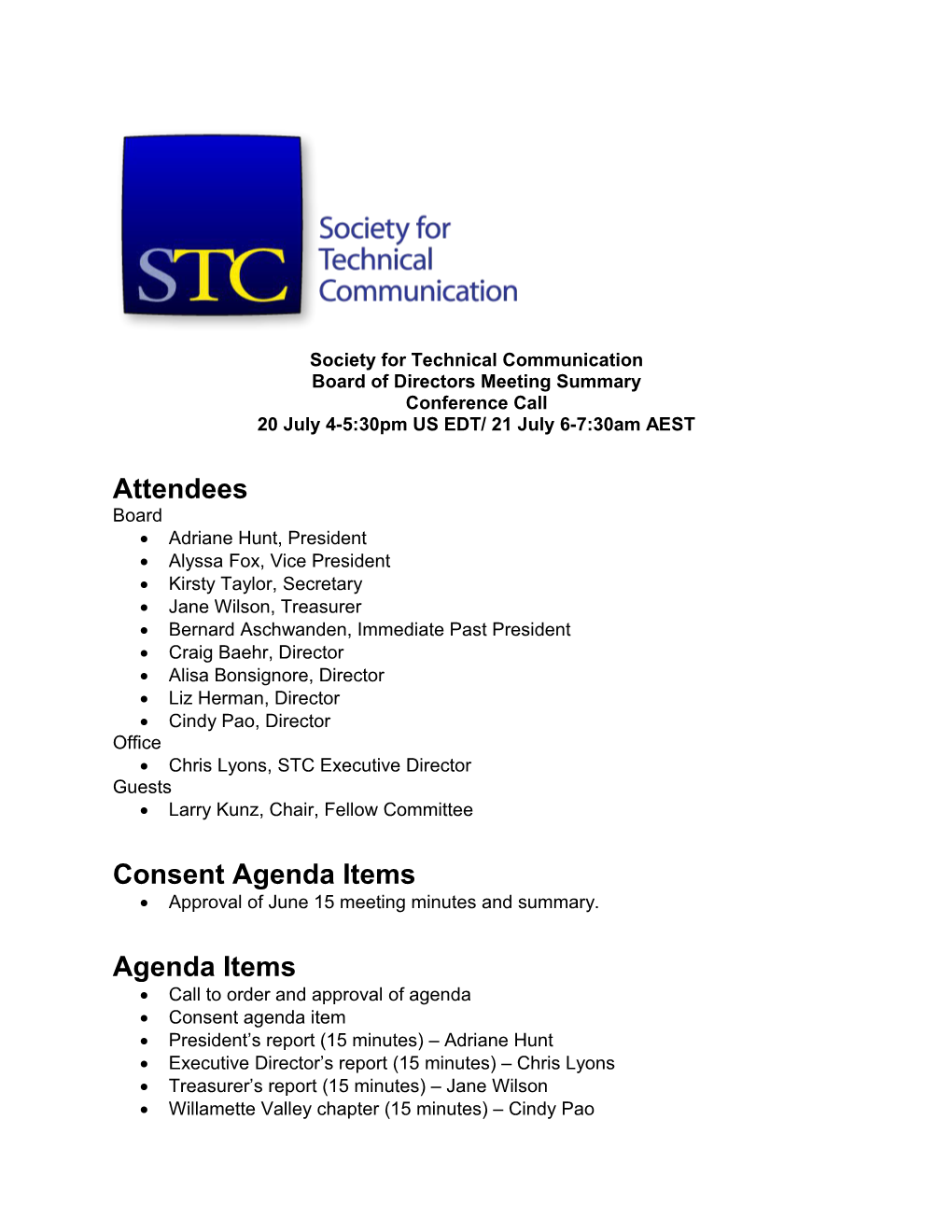 Society for Technical Communication