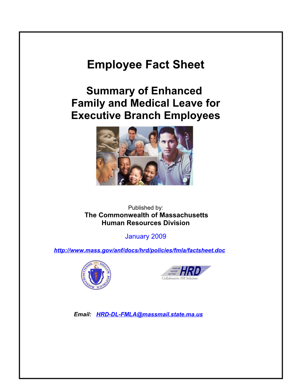 Family And Medical Leave - Employee Fact Sheet