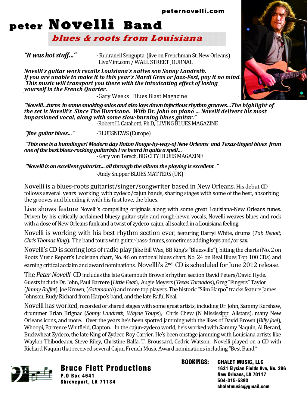 Peter Novelli CD Includes the Late Gatemouth Brown’S Rhythm Section David Peters/David Hyde