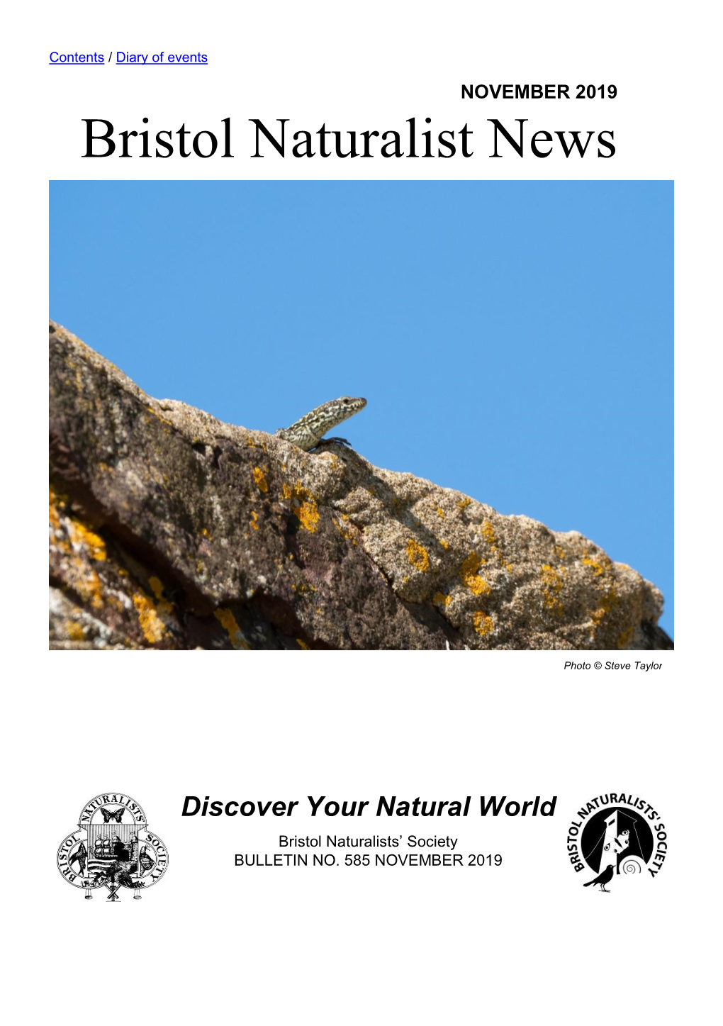 Bristol Naturalist News