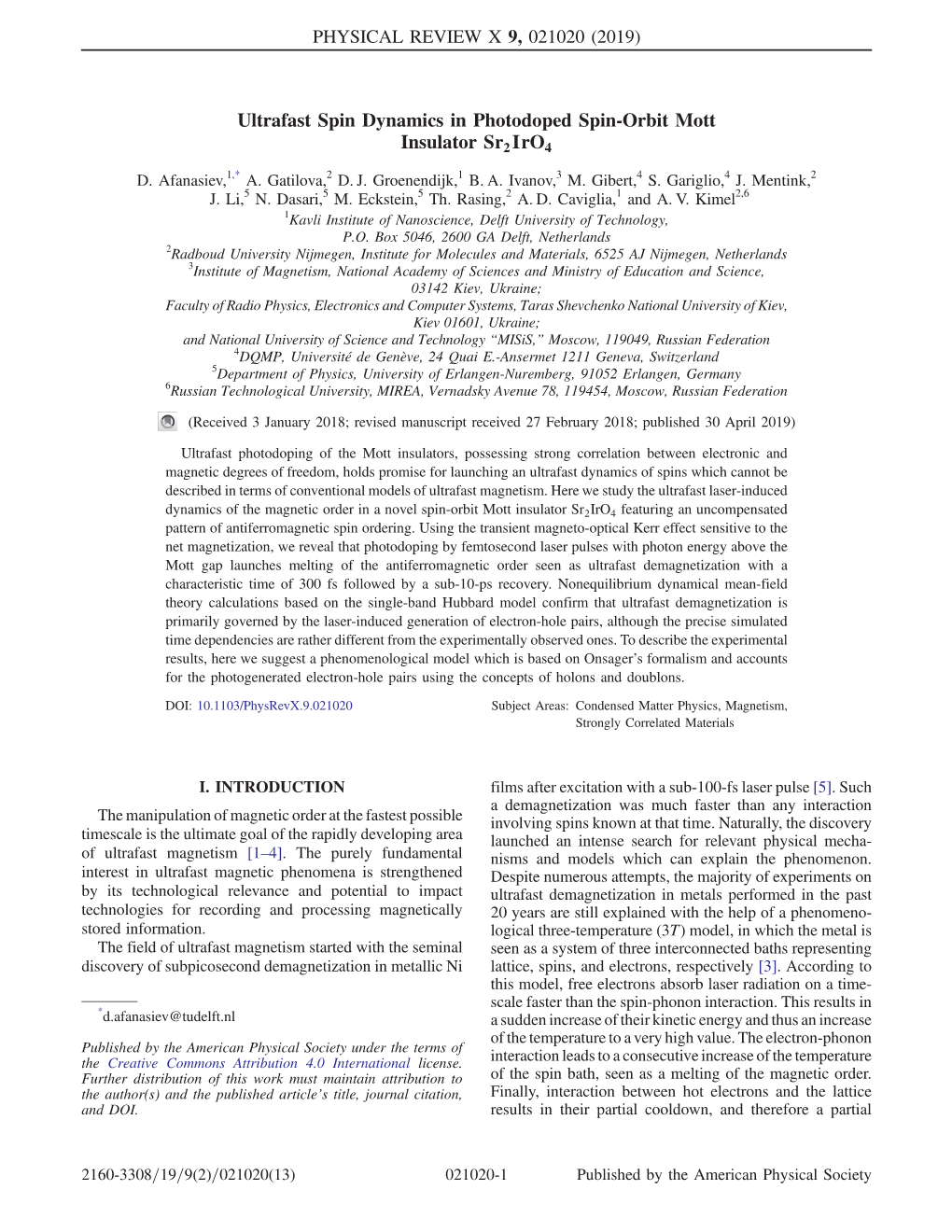 Ultrafast Spin Dynamics in Photodoped Spin-Orbit Mott Insulator Sr2iro4