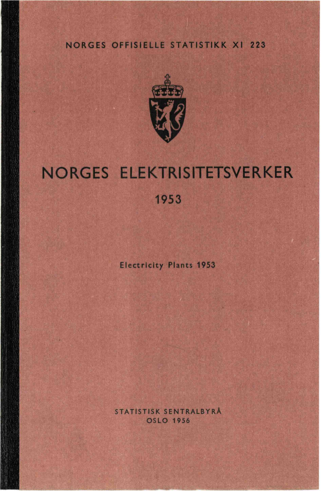 Norges Elektrisitetsverket 1953