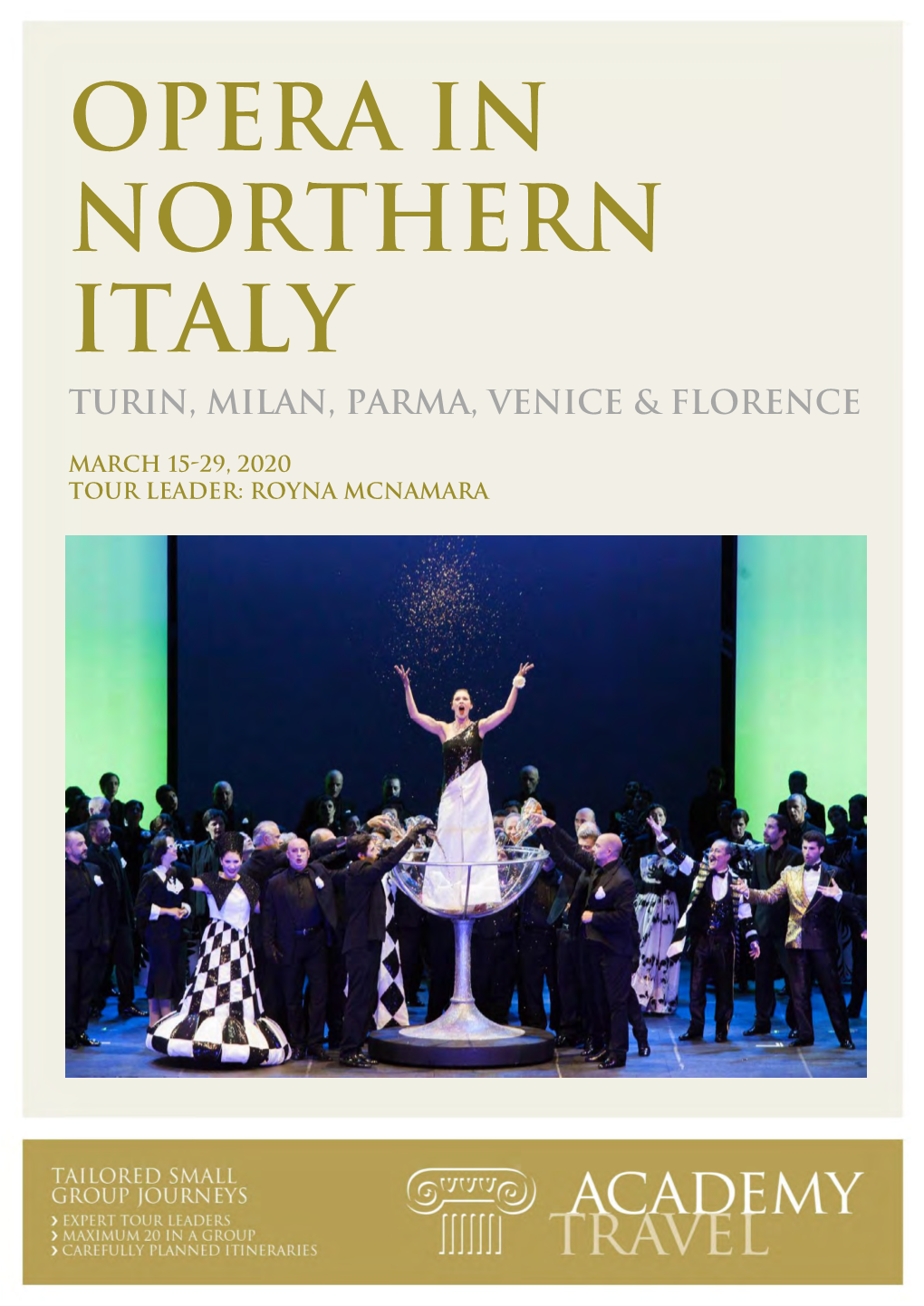 Opera in Northern Italy Turin, Milan, Parma, Venice & Florence