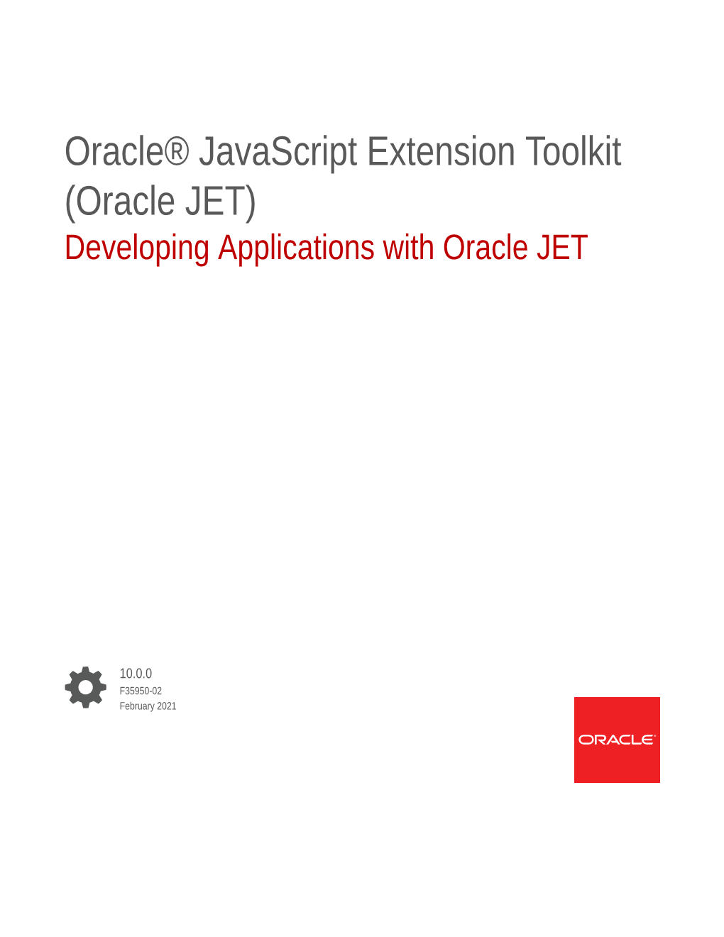 Developing Applications with Oracle JET