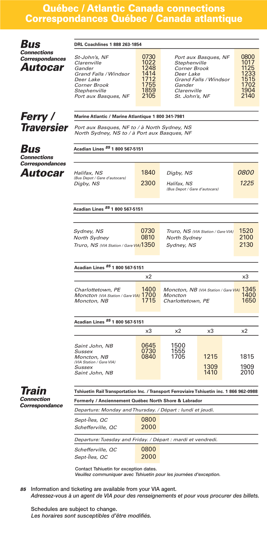 Bus Autocar Bus Autocar Ferry / Traversier Train