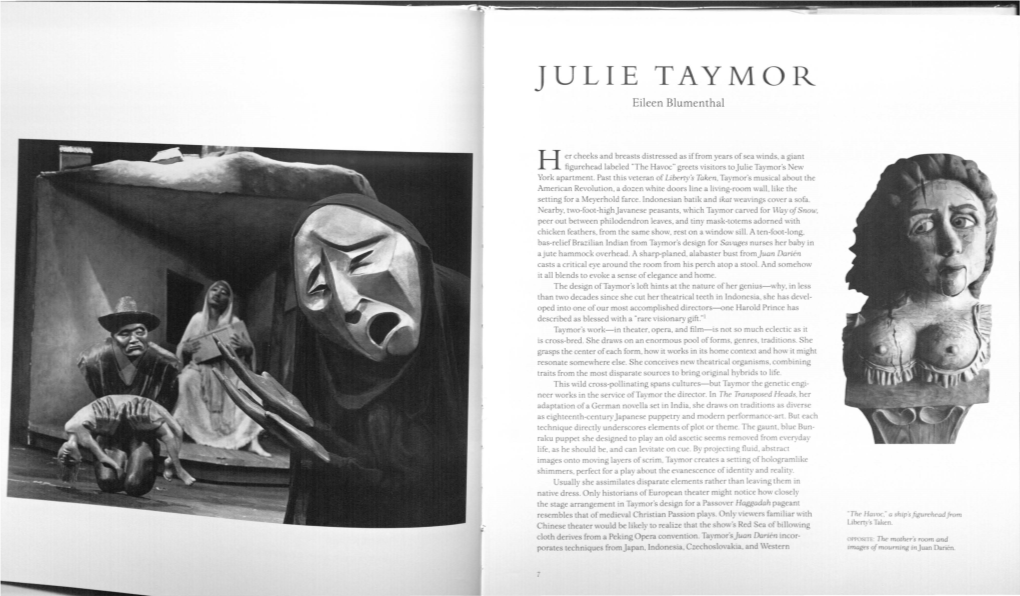 JULIE TAYMOR Eileen Blumenthal