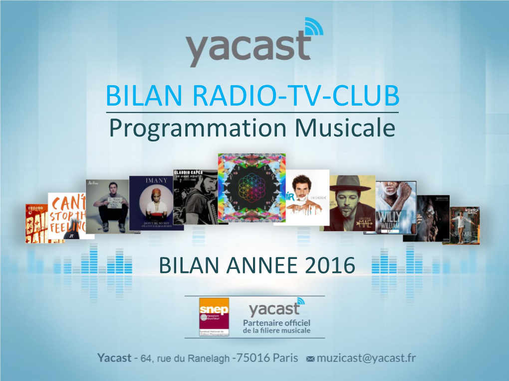 Bilan Annee 2016