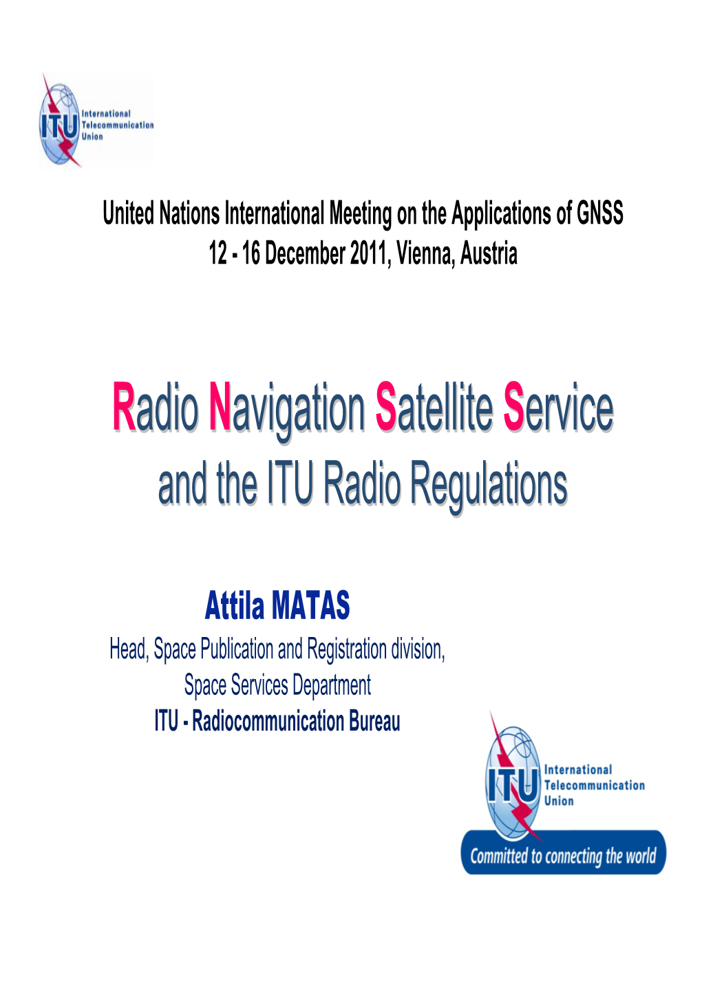 Radio Navigation Satellite Service