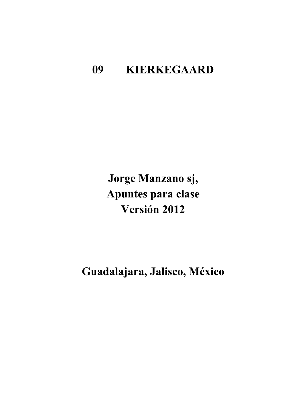 09 Kierkegaard