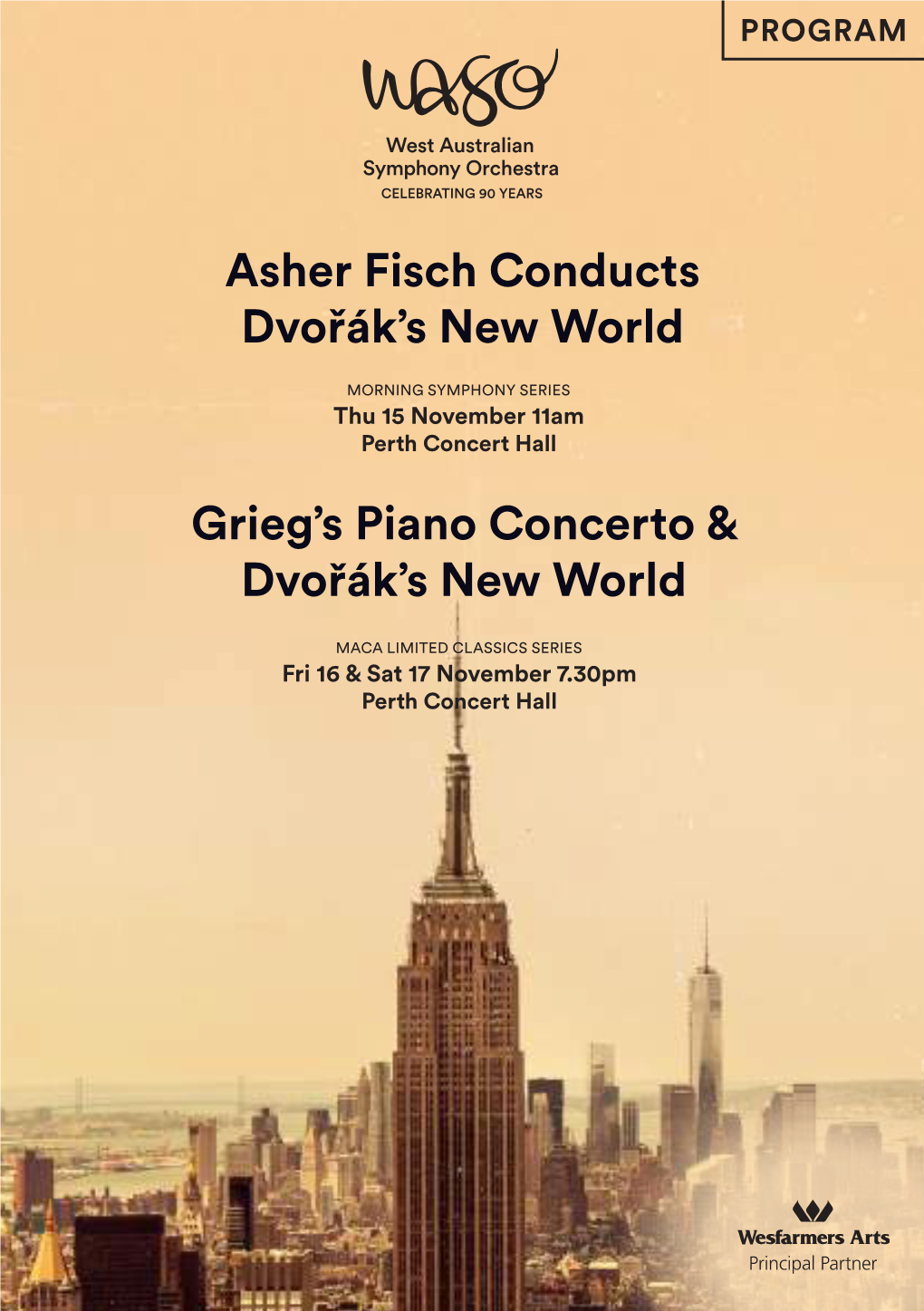 Grieg's Piano Concerto & Dvorák's New World ˇ