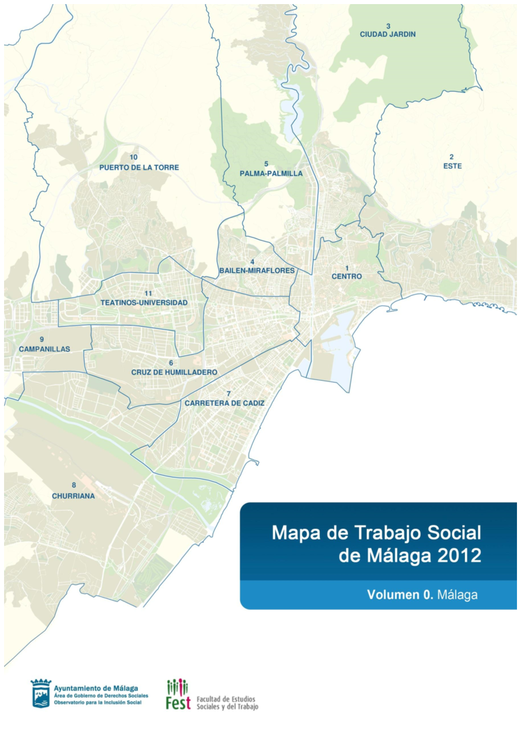 Mapa De Trabajo Social De Málaga Población Y Territorio Cifras E Indicadores Demográficos 2012