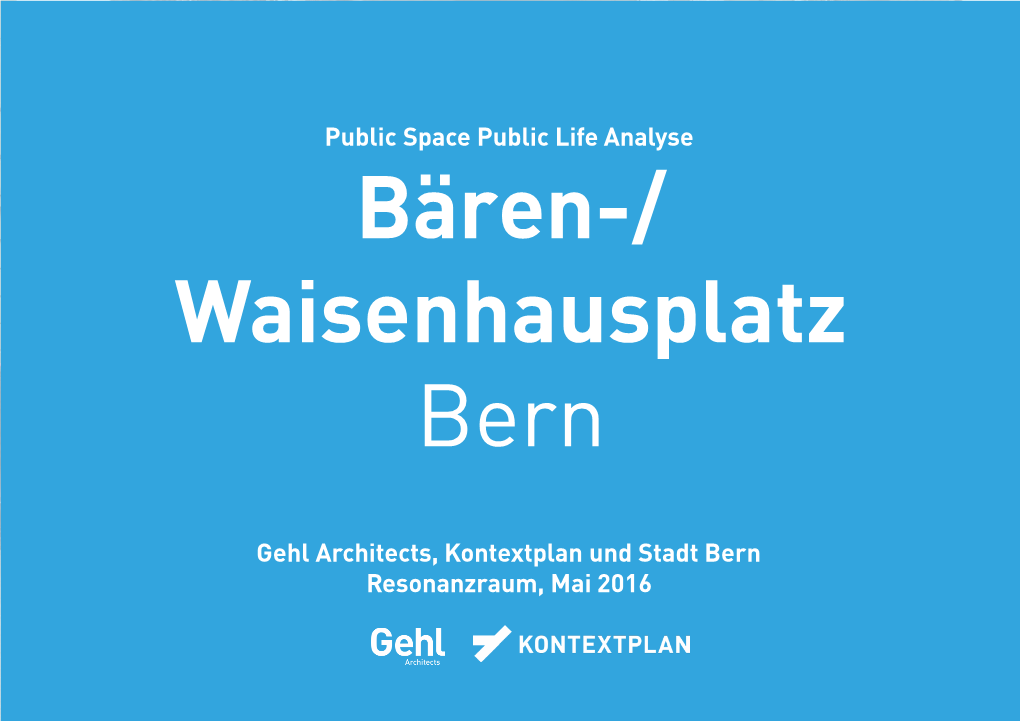 Bären-/ Waisenhausplatz Bern