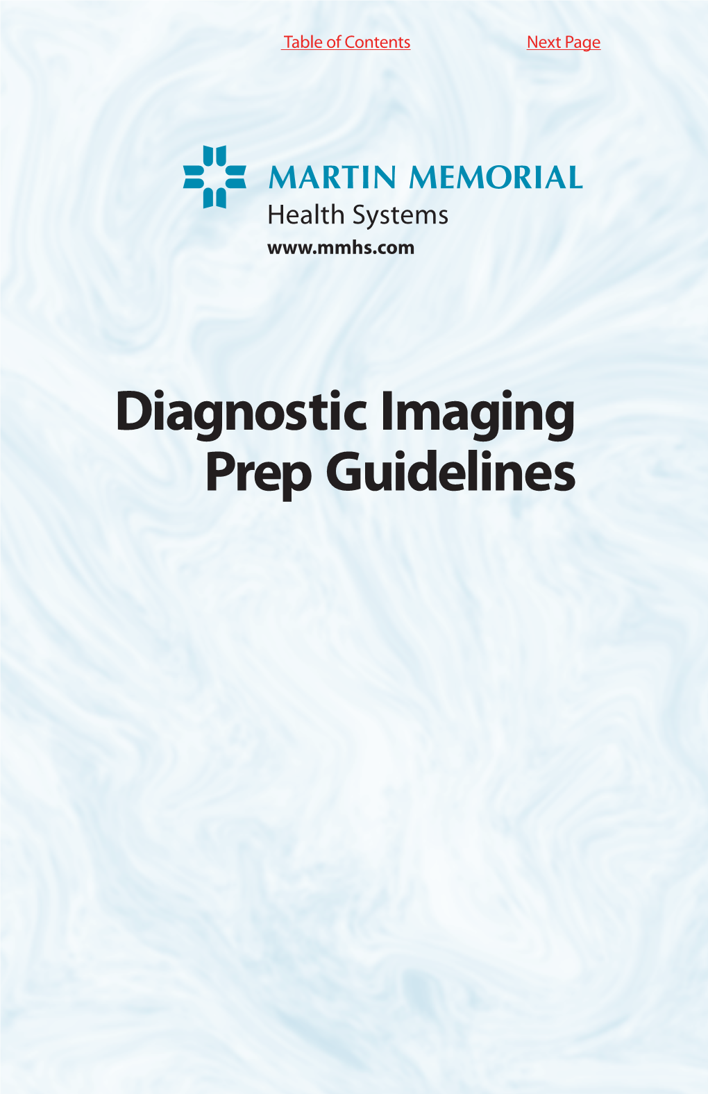 Diagnostic Imaging Prep Guidelines