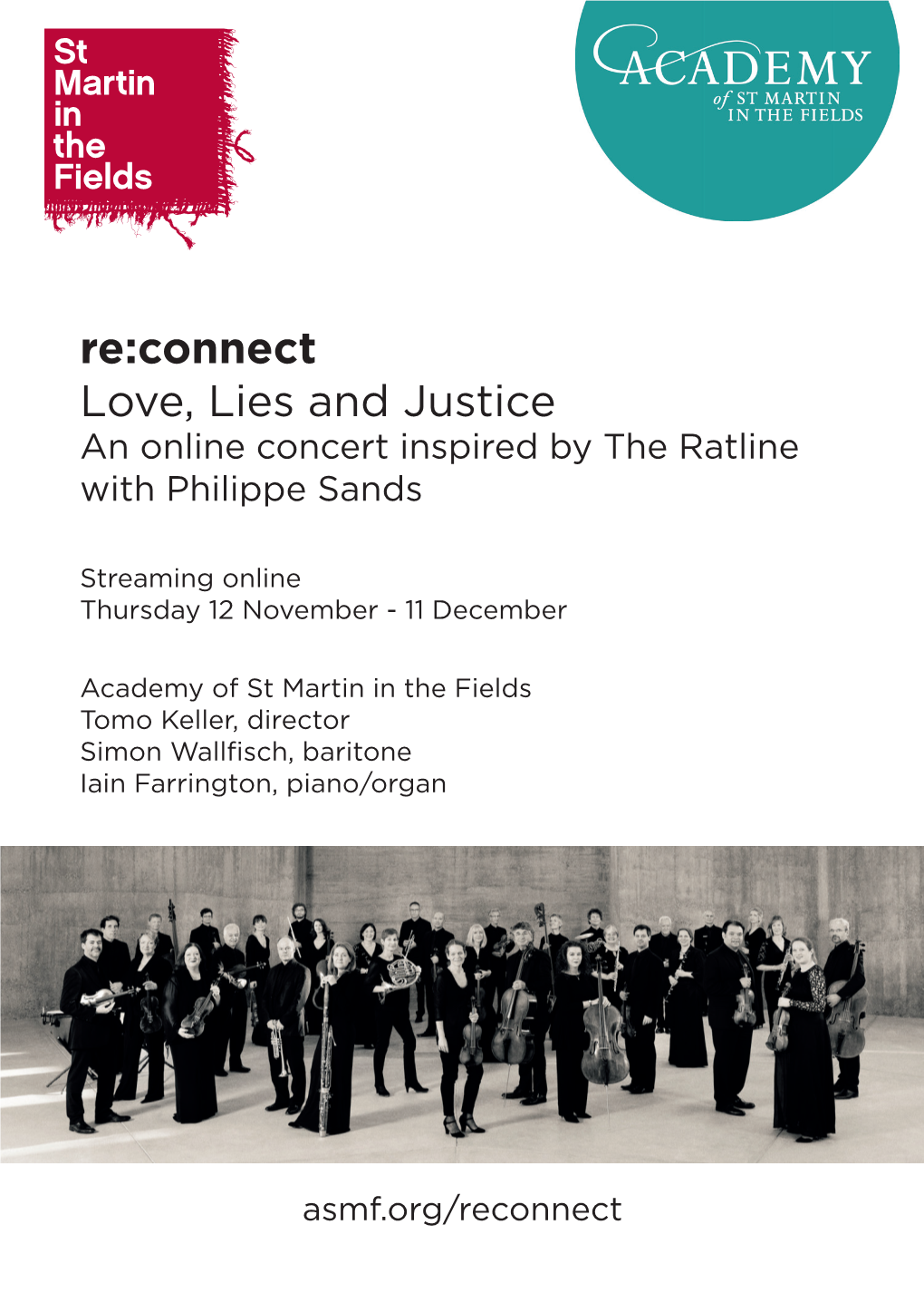 Re:Connect Love, Lies and Justice an Online Concert Inspired by the Ratline with Philippe Sands