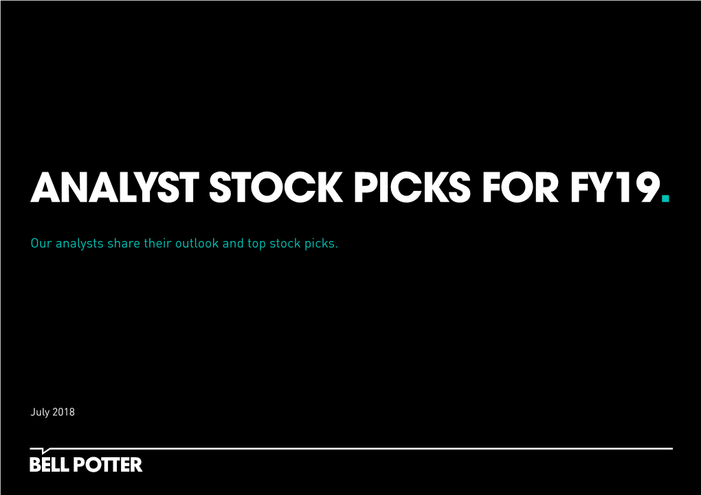 Bell Potter: Elixinol Global – Analyst Stock Picks for FY19