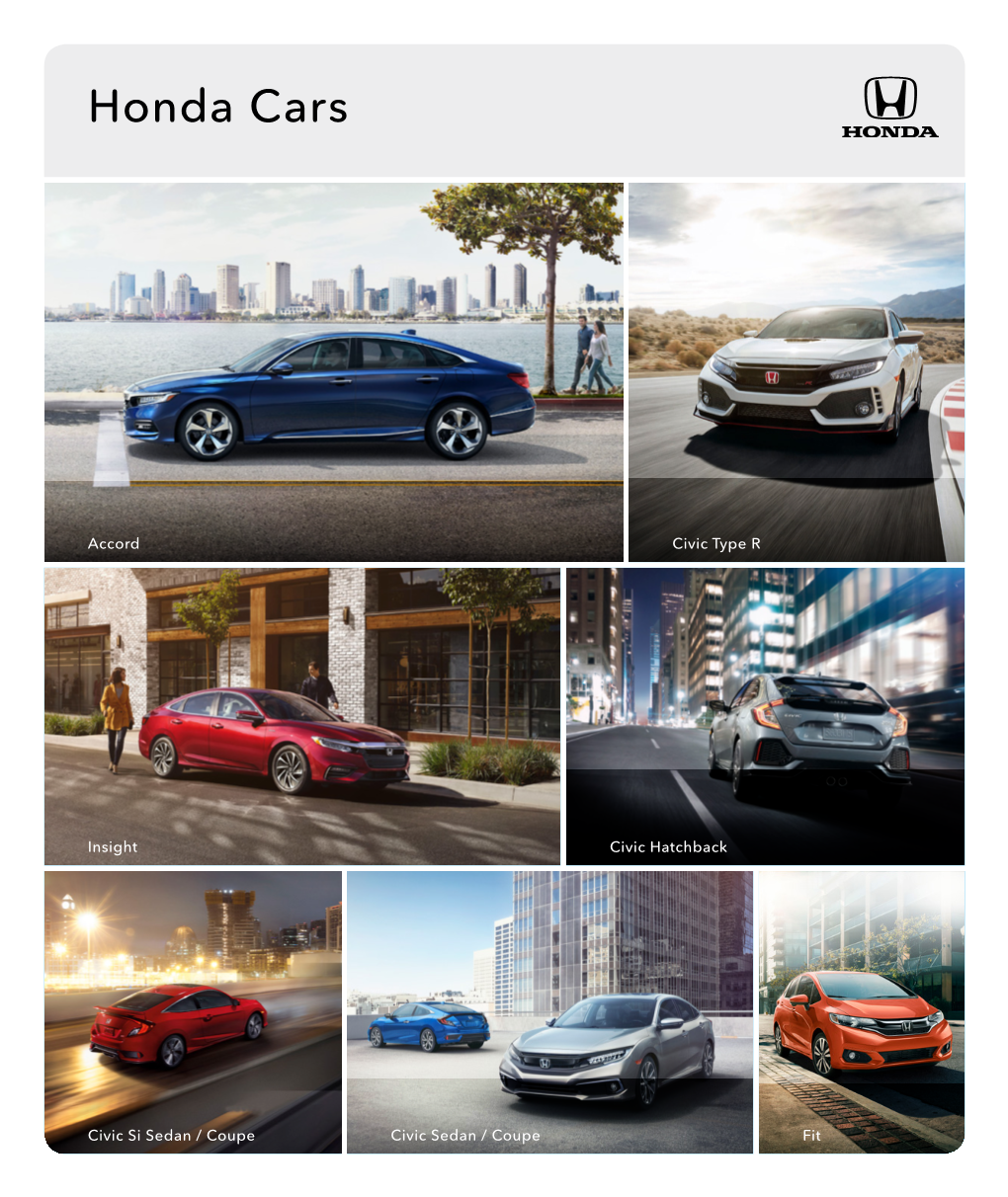 Honda Cars Brochure