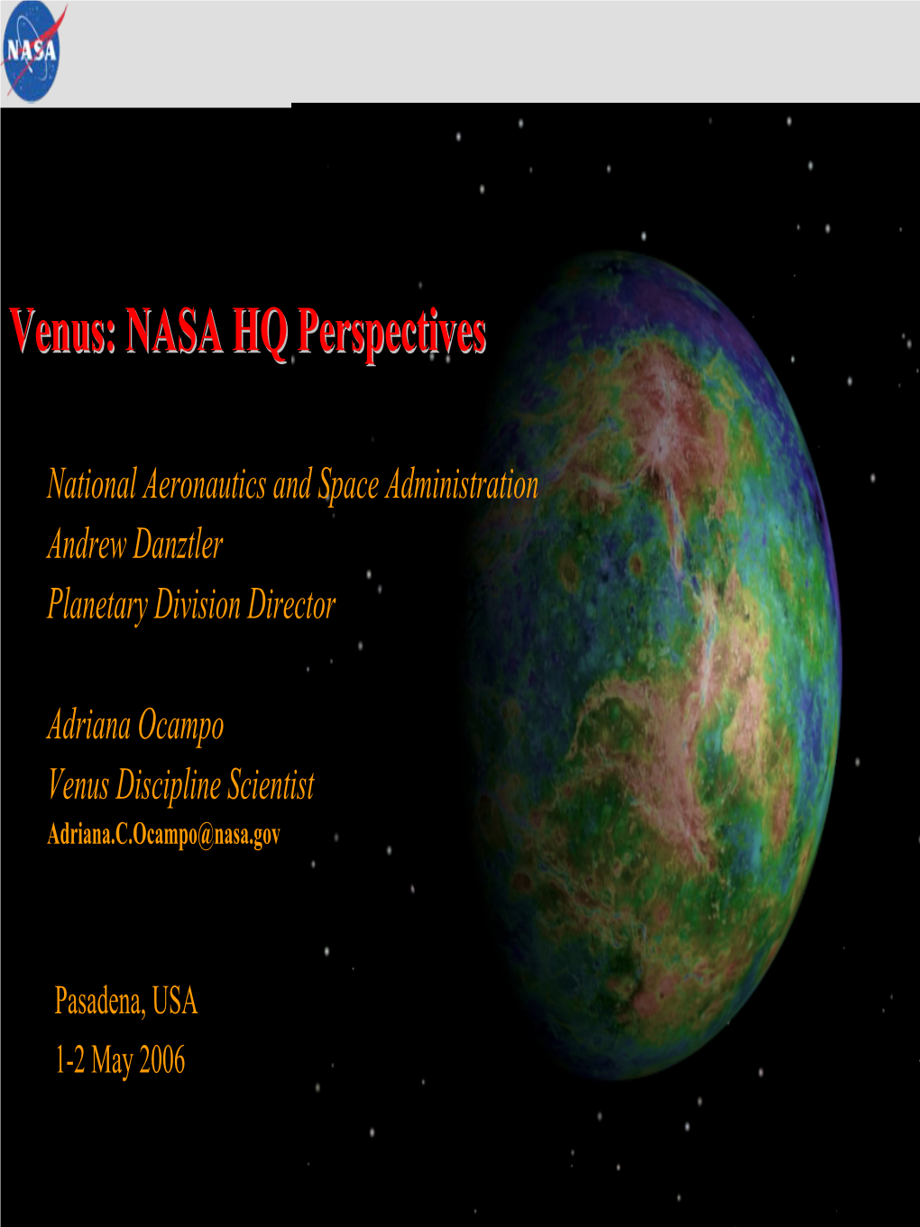 Venus Exploration Opportunities Within NASA's SSE Roadmap