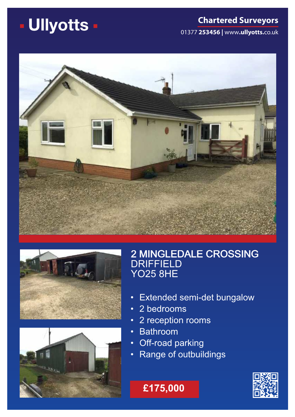 £175,000 2 Mingledale Crossing Driffield Yo25