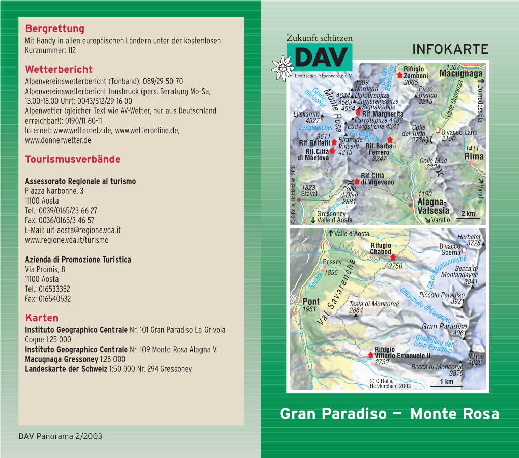 Gran Paradiso La Grivola Cogne 1:25 000 Instituto Geographico Centrale Nr