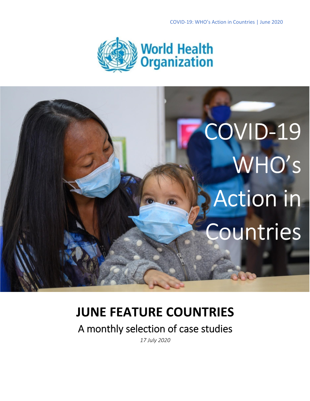 COVID-19 WHO's Action in Countries
