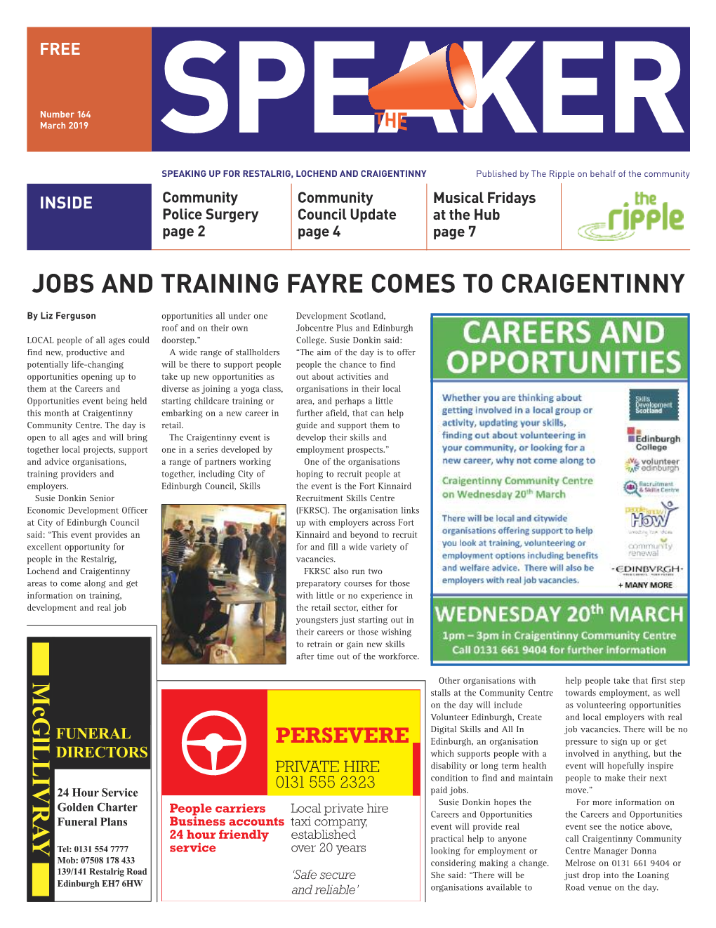 Jobs and Training Fayre Comes to Craigentinny