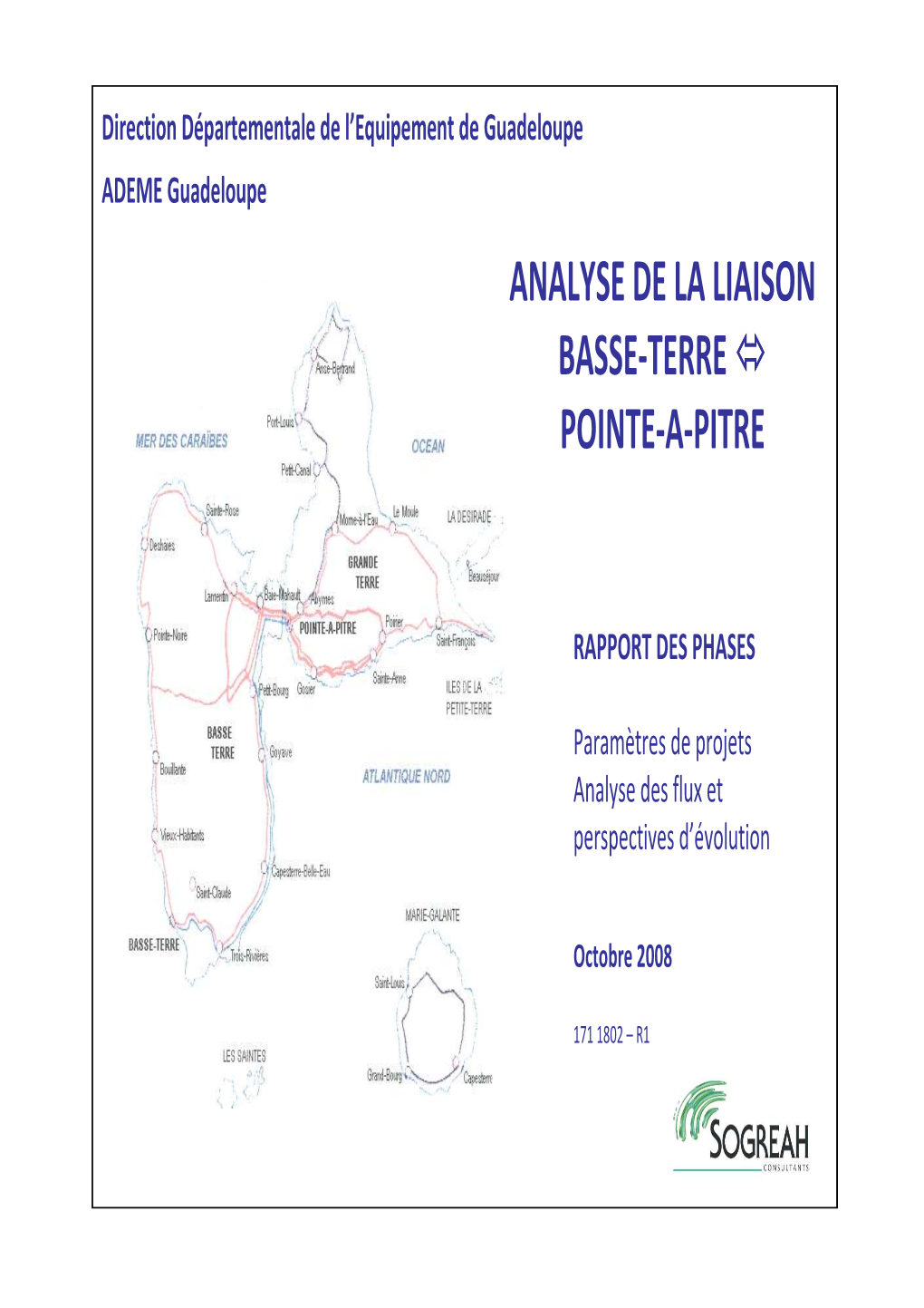 Basse-Terre Cabotage Rapport Phase 1 Corrige 18Nov2008