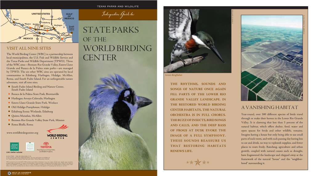 Interpretive Guide to State Parks of the World Birding Center