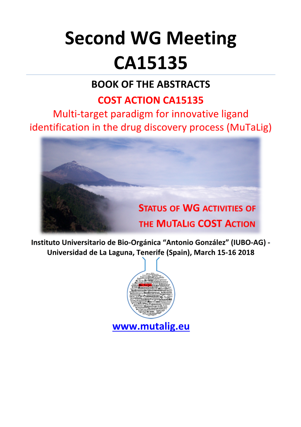 Book of Abstracts WG Tenerife