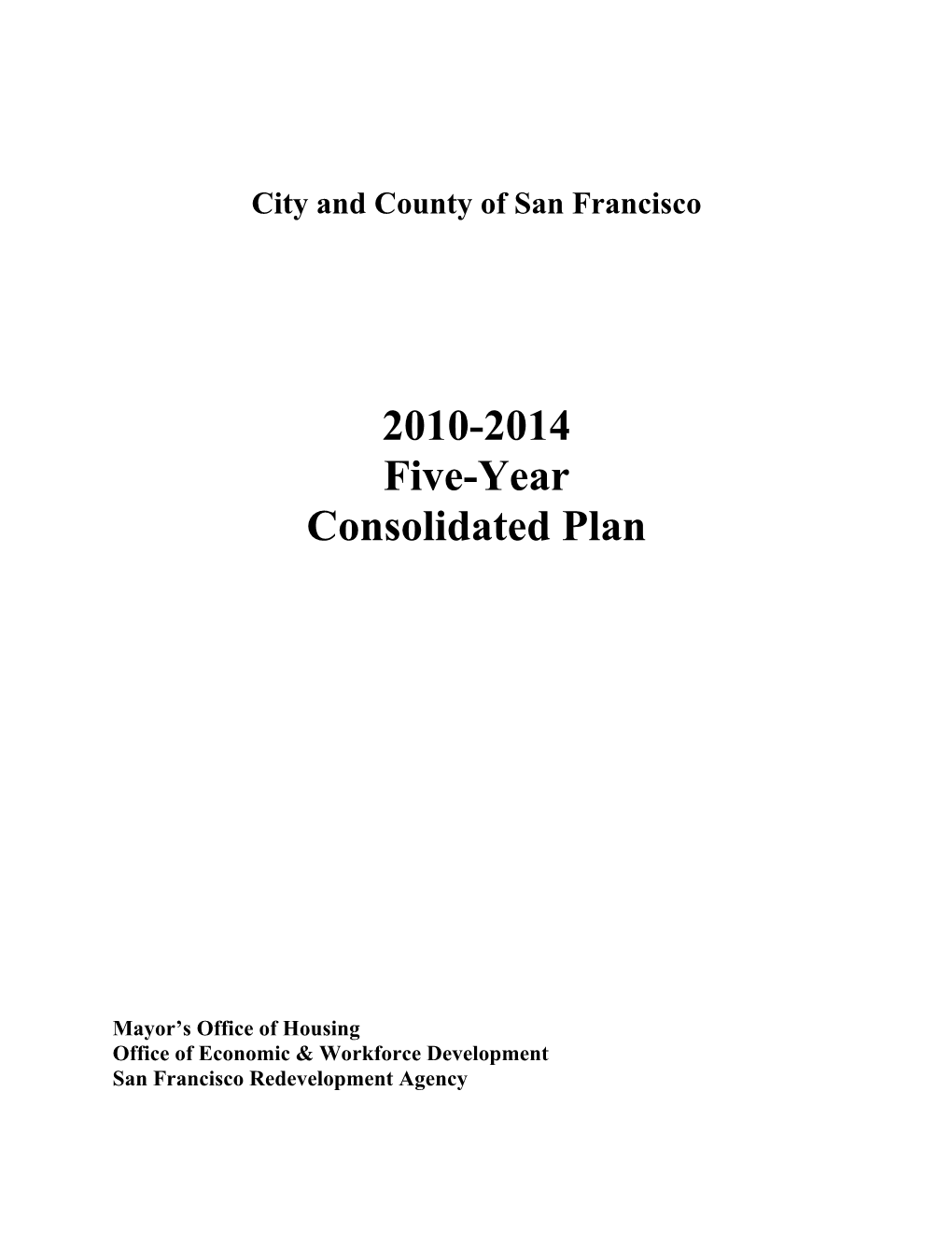 2010-2014 Consolidated Plan 1