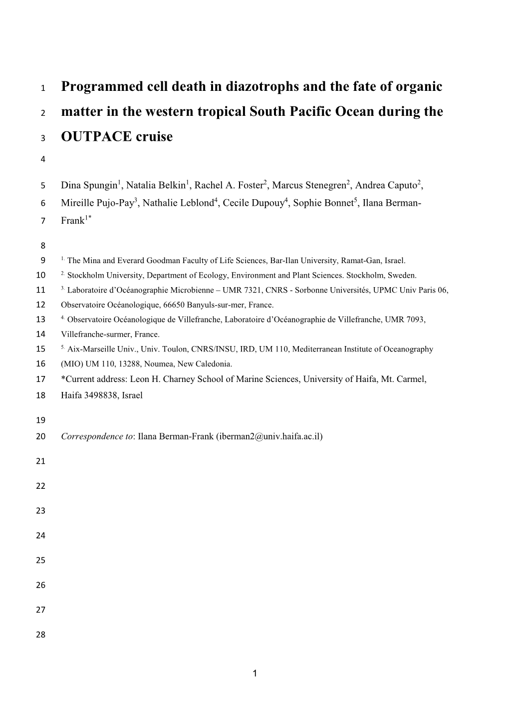 Manuscript with Contributions from 636 All Co-Authors