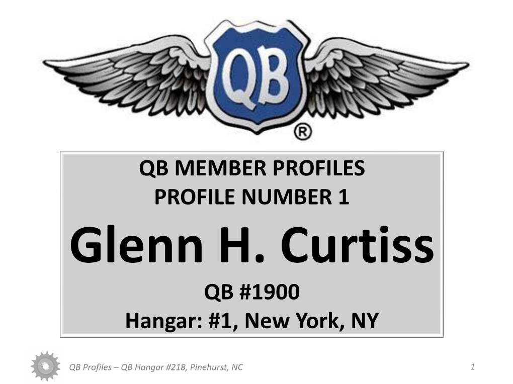 Qb Member Profiles Profile Number 1 Qb #1900