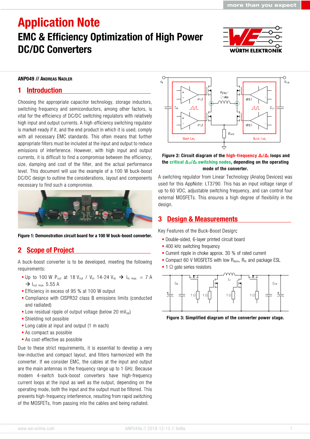 EMC & Efficiency Optimization of High Power DC/DC Converters