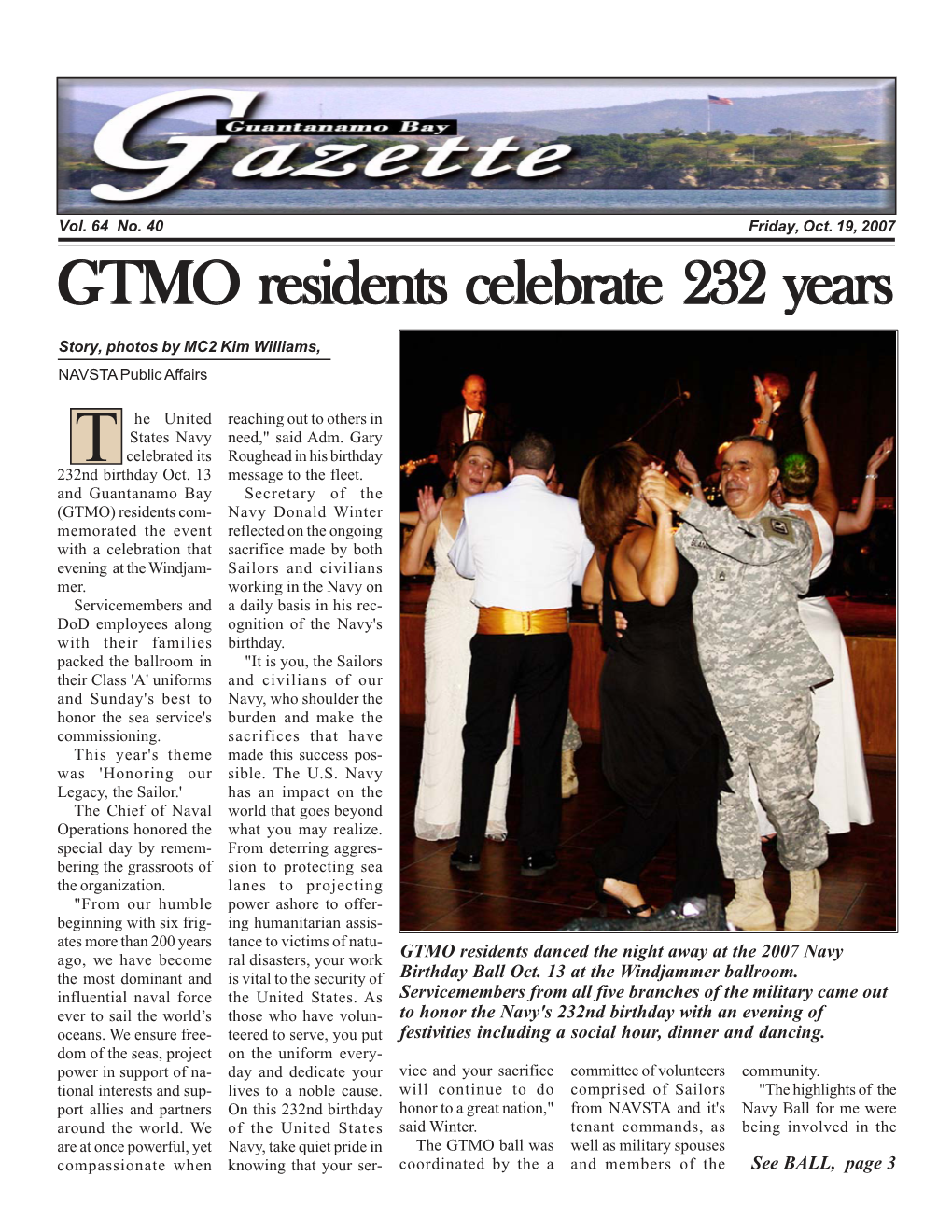 GTMO Quality of Life Issues