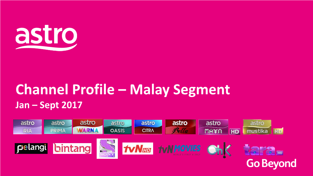 Channel Profile – Malay Segment