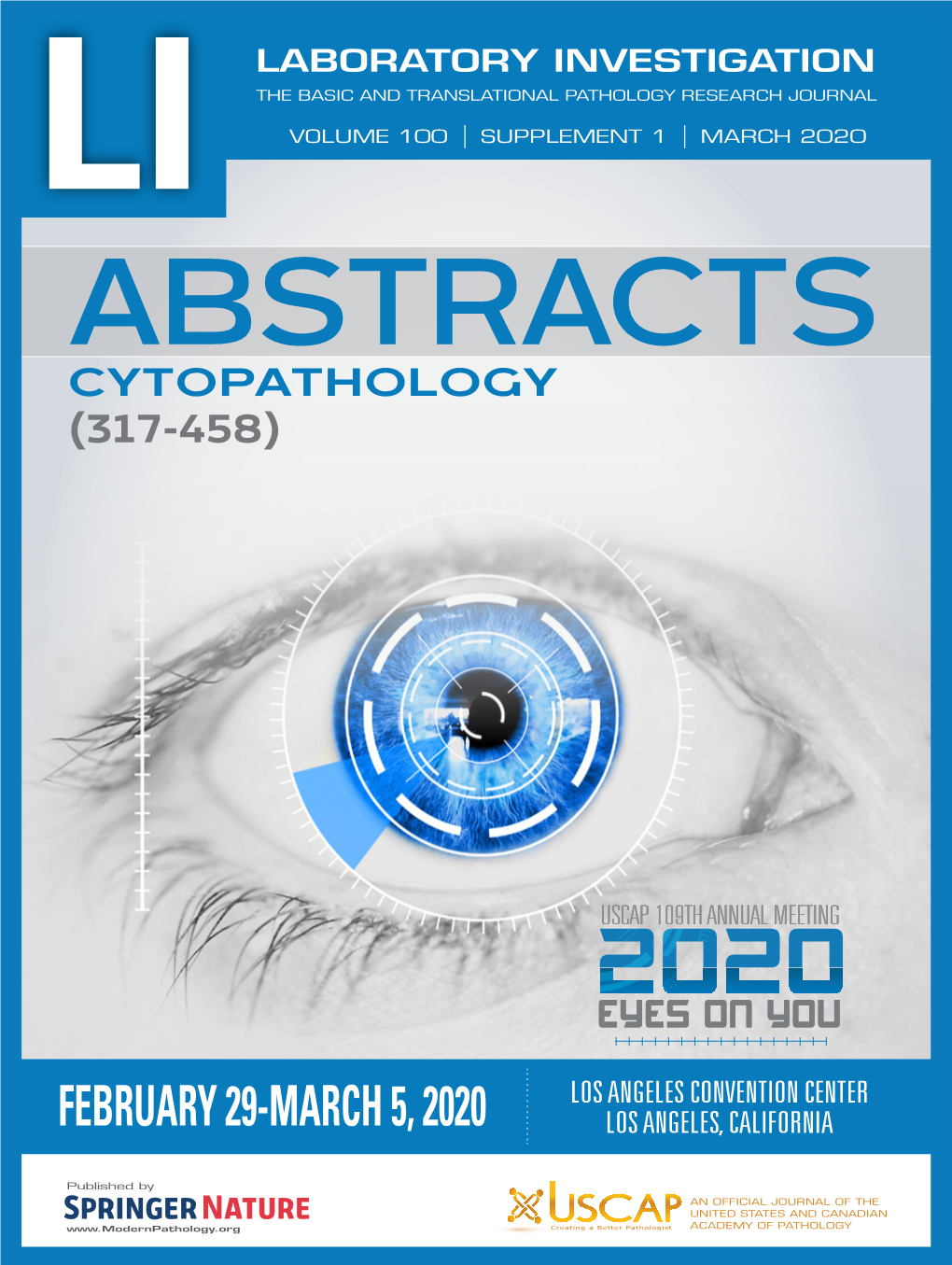 February 29-March 5, 2020 Los Angeles, California 2020 Abstracts | Platform & Poster Presentations