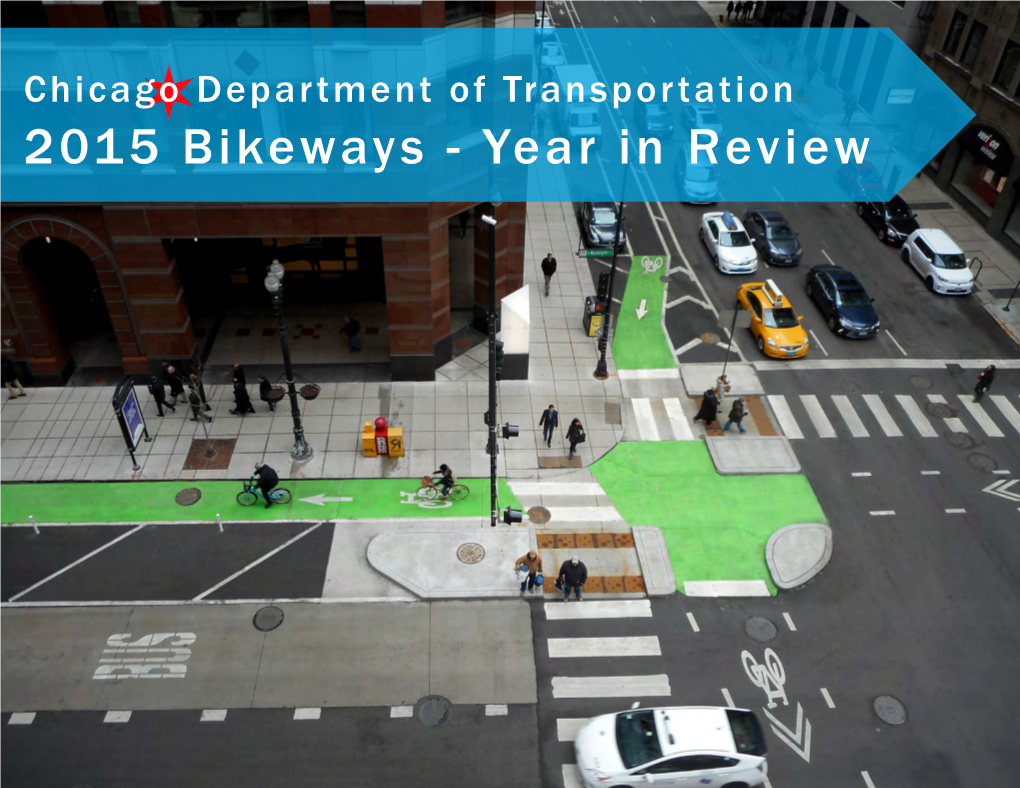 2015 Bikeways - Year in Review Buffer-Protected Bike Lane on Division Street East of Damen Avenue Table of Contents