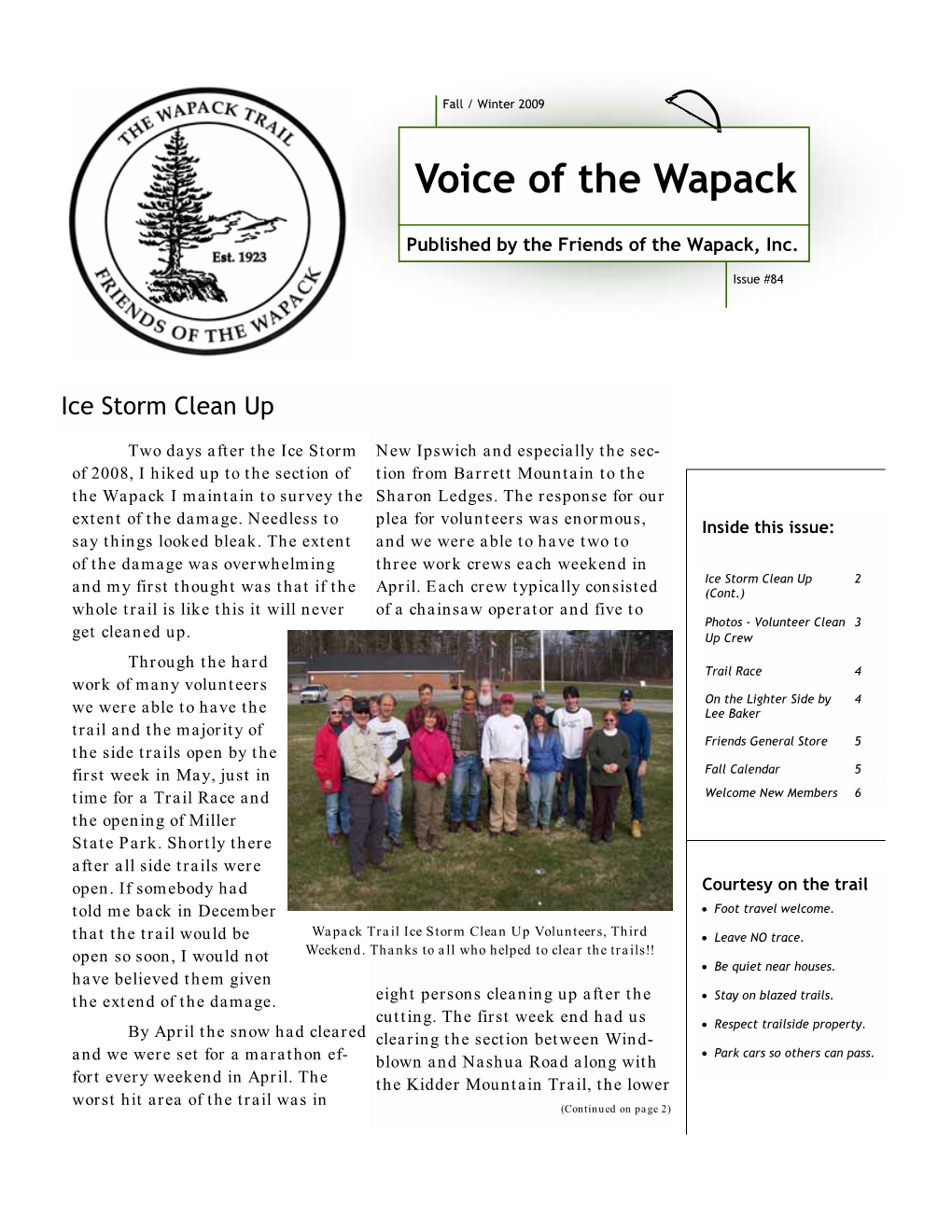 Voice of the Wapack