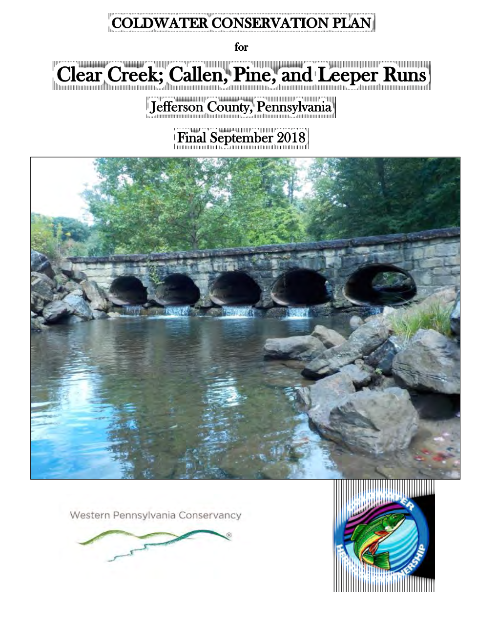 Coldwater Conservation Plan for Clear Creek