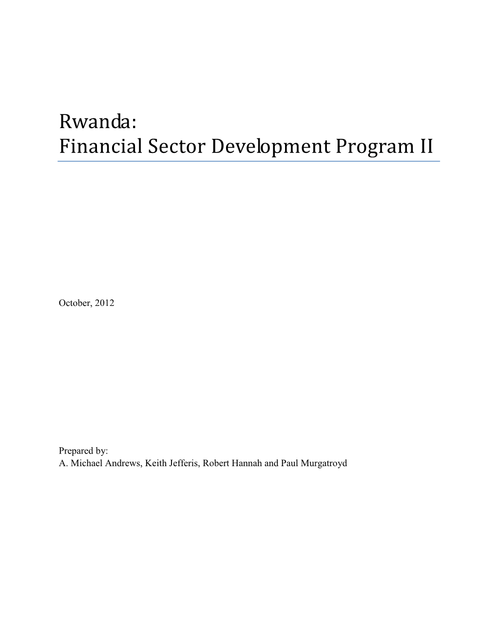 Rwanda Financial Sector Development Program II.Pdf