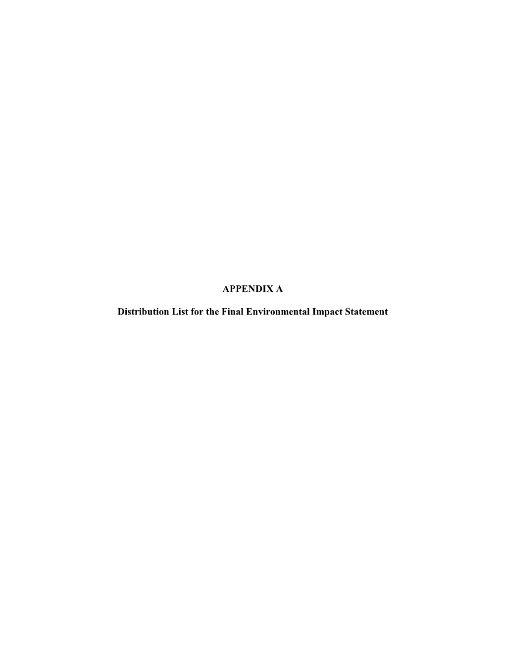 Alaska LNG Environmental Impact Statement