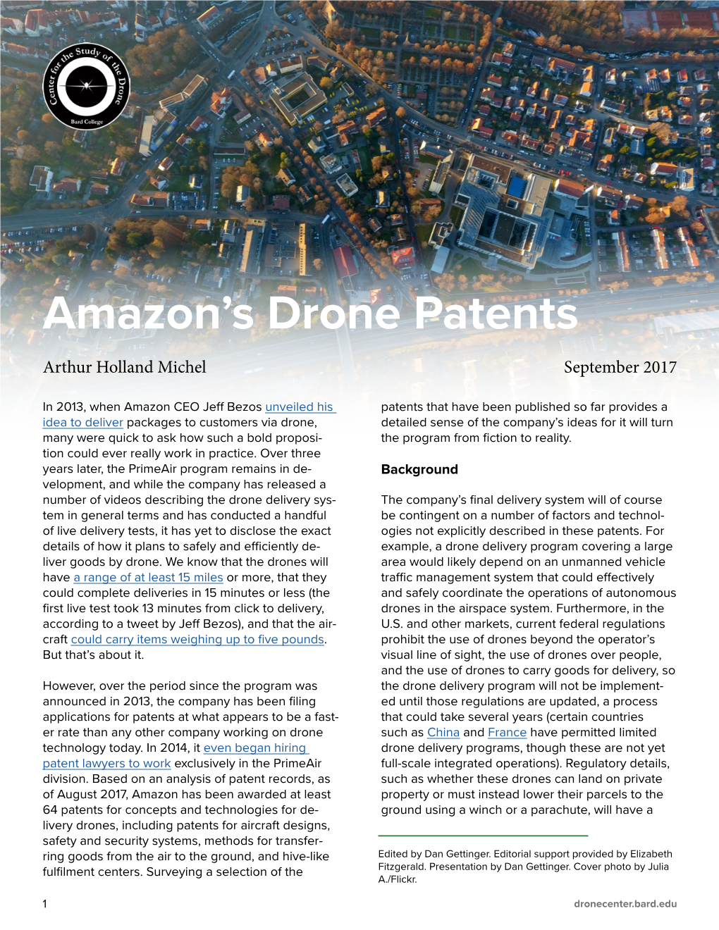 Amazon's Drone Patents