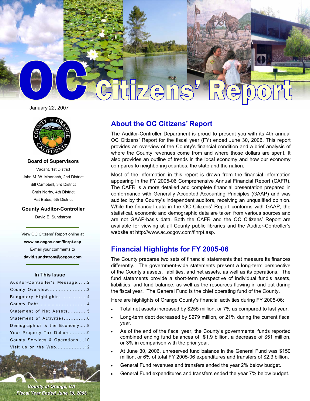 2006 Citizens' Report