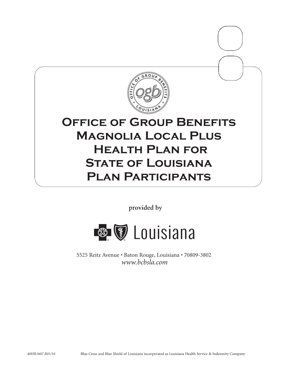 Blue Cross and Blue Shield of Louisiana Incorporated As Louisiana Health Service & Indemnity Company