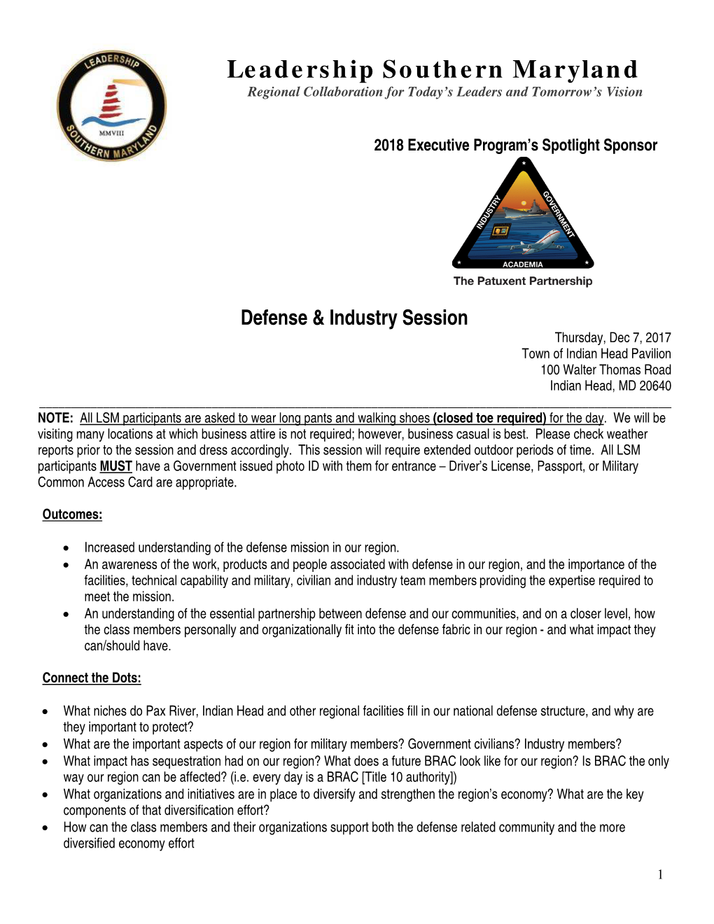 2018 Defense Session Package