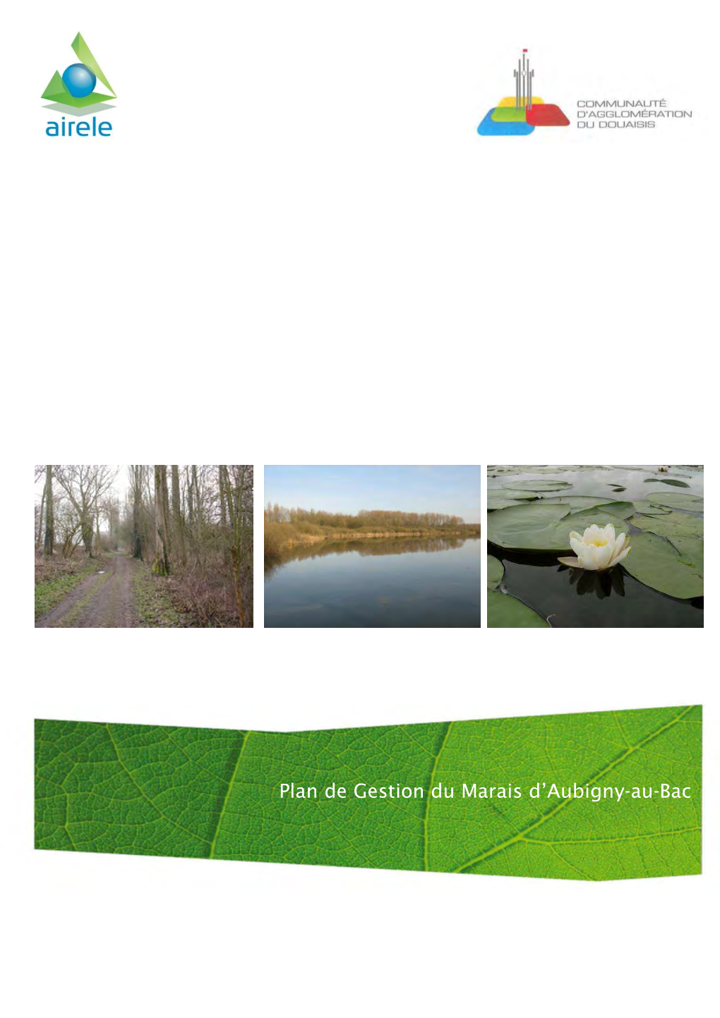 Plan De Gestion Du Marais D'aubigny-Au-Bac